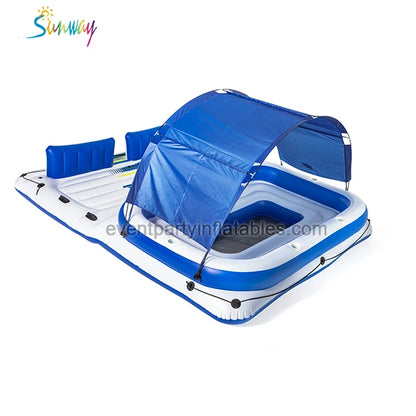 Large 10 person Inflatable Floating Island