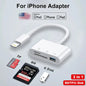 3 In 1 SD TF Card Reader For Apple iPhone