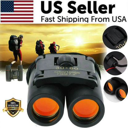 Binoculars 30x60 Zoom Outdoor Travel Compact