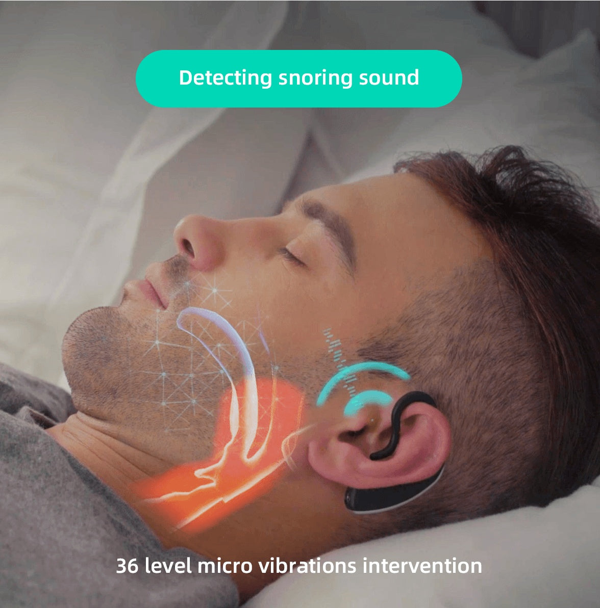 Bluetooth Anti-snoring Device Charge Snore