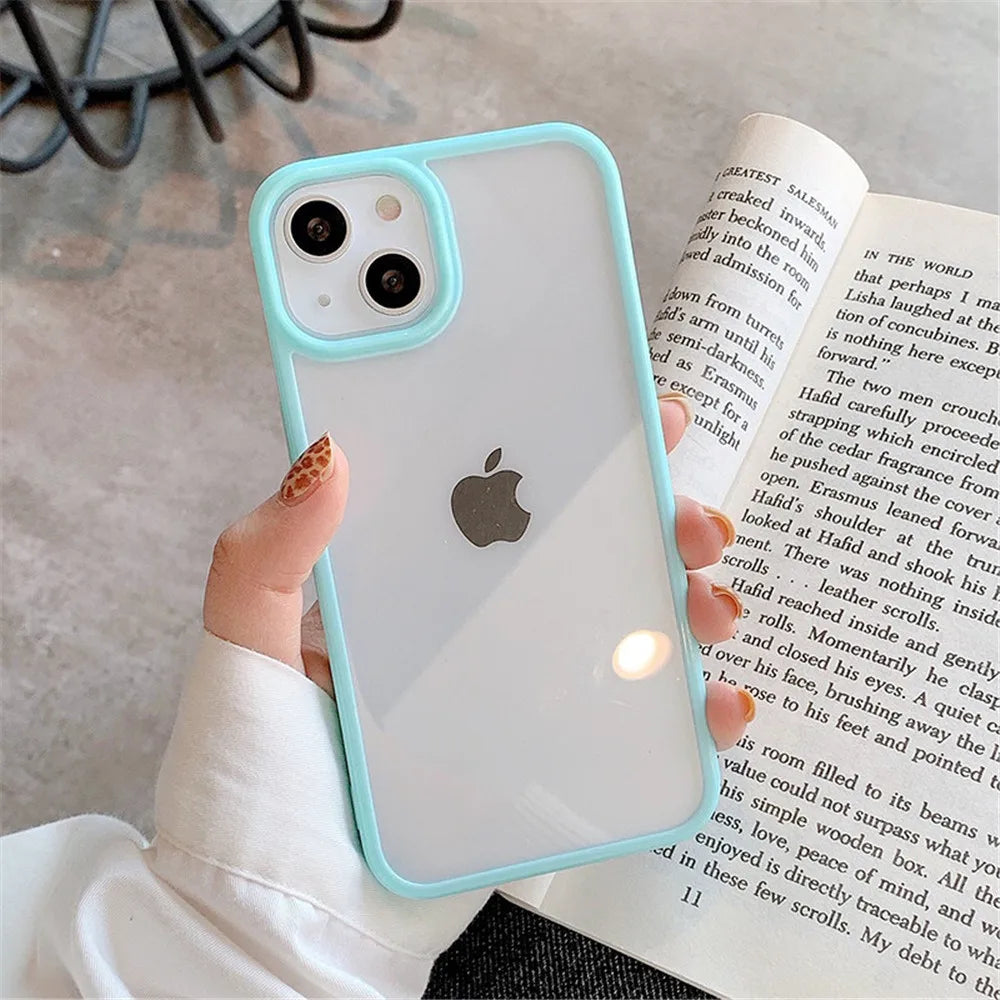 Candy Shockproof Silicone Bumper Phone Case For iPhones