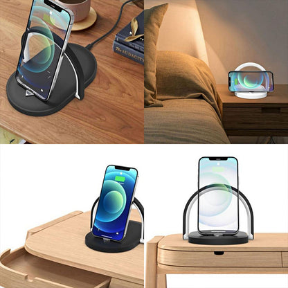 3 In 1 Foldable Wireless Charger Night Light