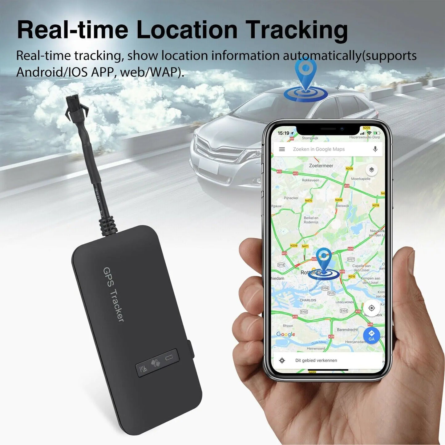 Real Time GPS Tracker Tracking Locator Device