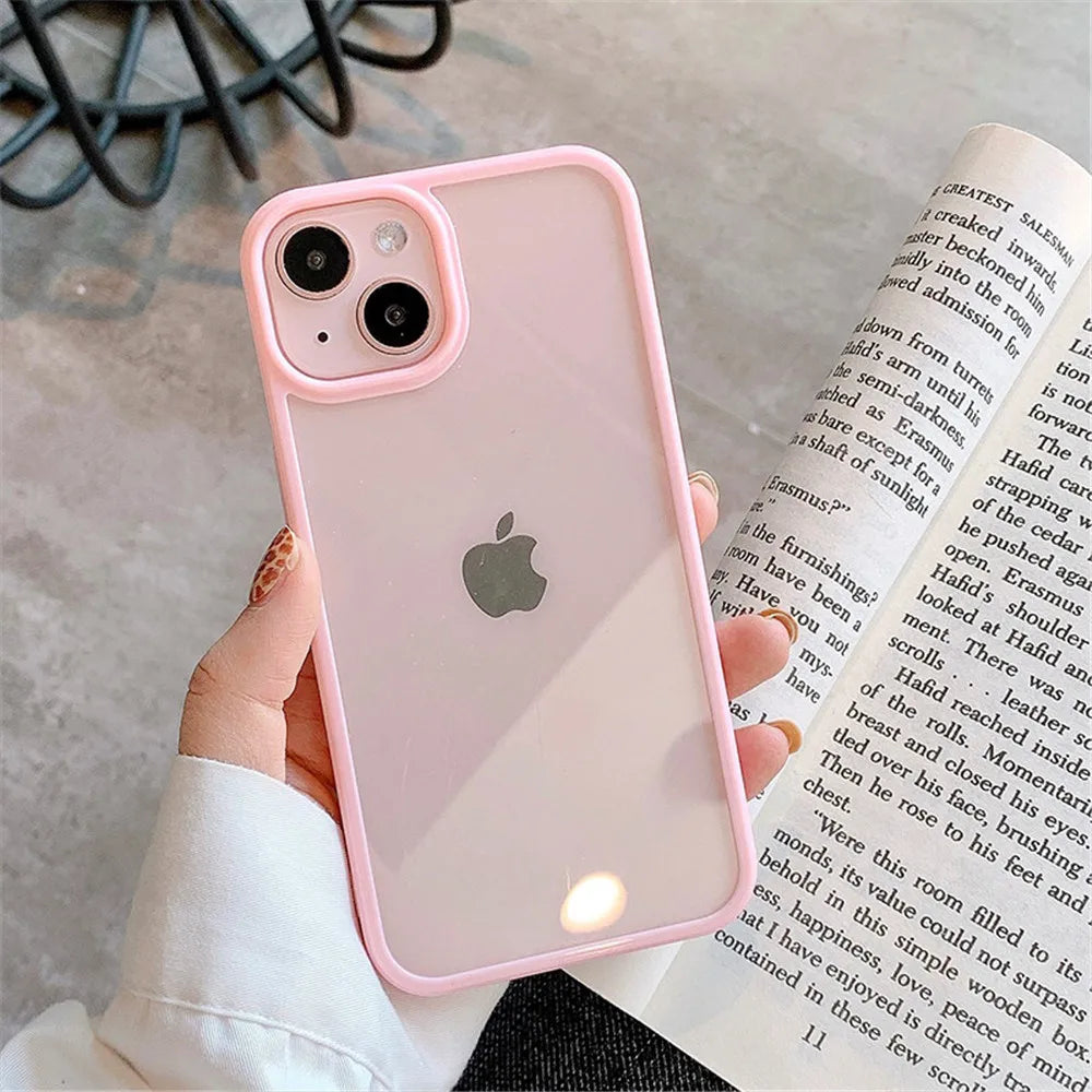 Candy Shockproof Silicone Bumper Phone Case For iPhones