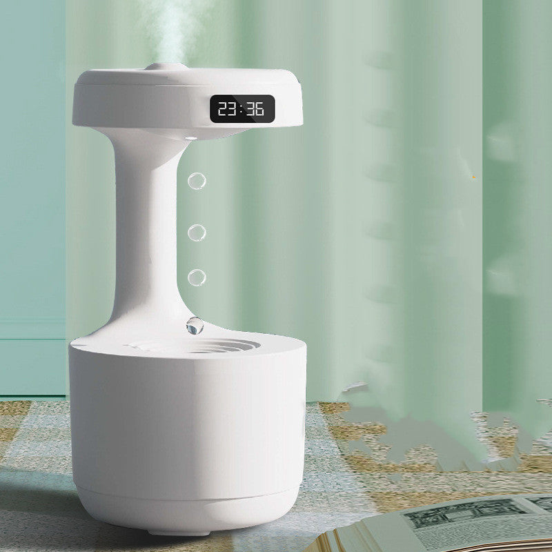 Bedroom Anti-Gravity Humidifier With Clock