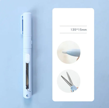 Pen Type Morandi Color Creative Dual-purpose Knife