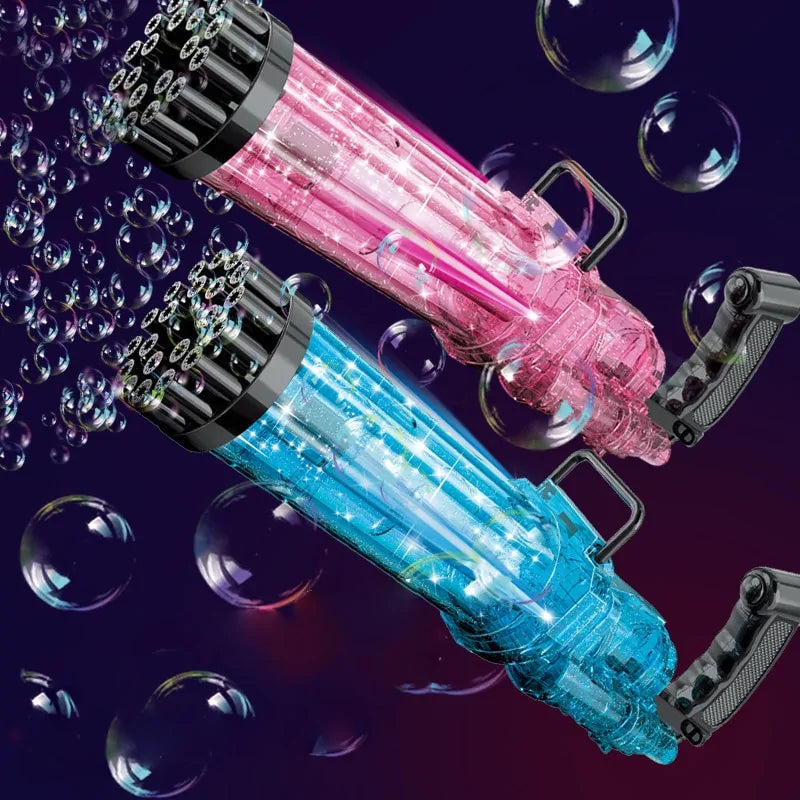 Large Gatling Bubble Gun Kids Toys