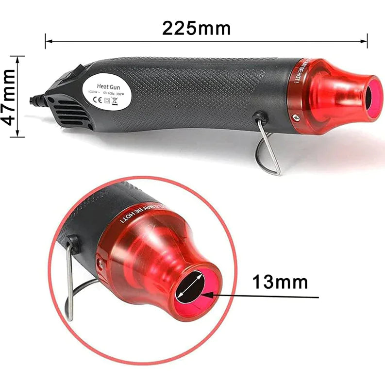 Mini Heat Gun DIY Electric Nozzles Tool Hot Air Gun