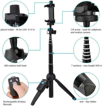 Trípode para selfies de 40" 