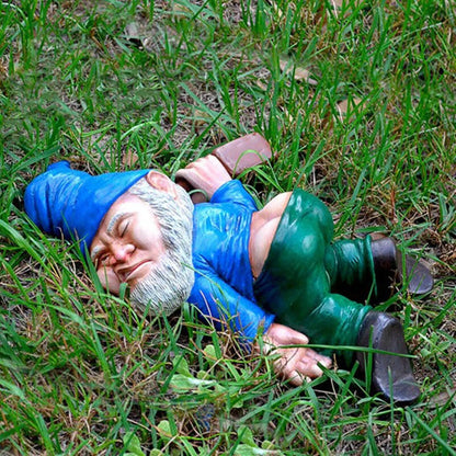 Drunk Dwarf Garden Gnome Decoration